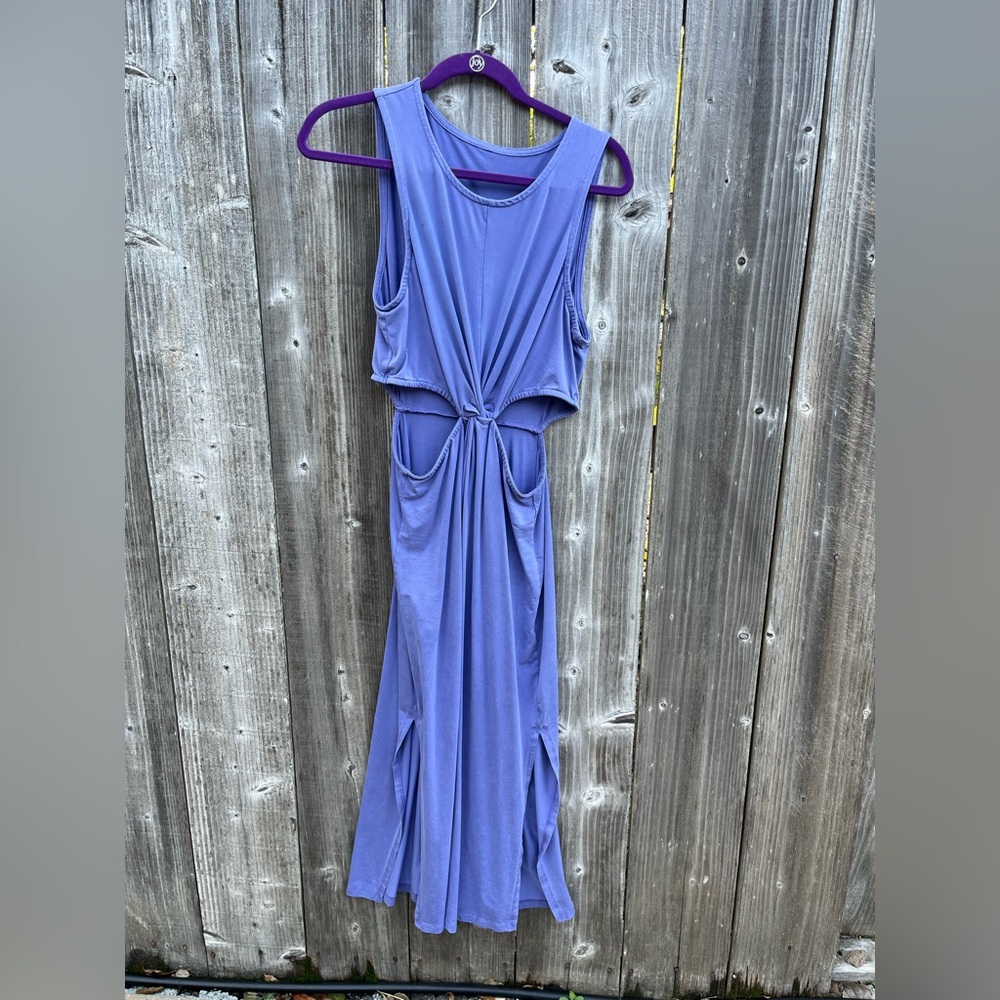 Beyond Yoga Around the World Front Twist Dress